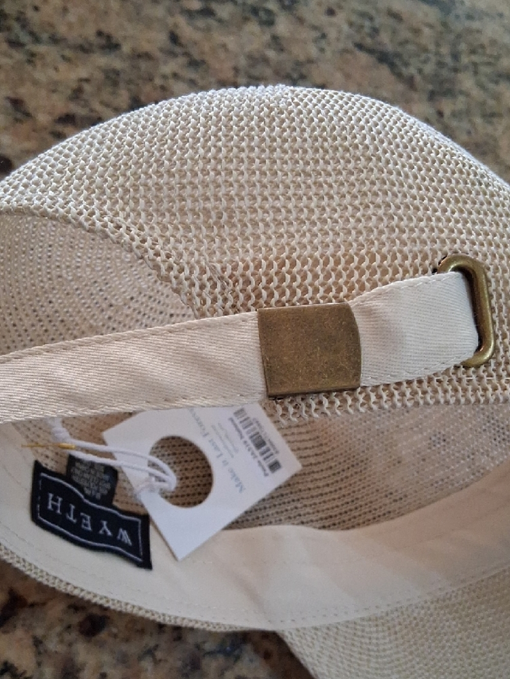 Wyeth by Todd Magill Cream Straw Baseball Cap - Picture 10 of 10